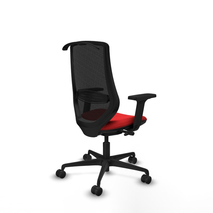 PIQUERAS Y CRESPO Silla de oficina Mardos con mecanismo Sincro/Traslack, Rojo y Negro PIQUERAS Y CRESPO Silla de oficina Mardos con mecanismo Sincro/Traslack, Rojo y Negro