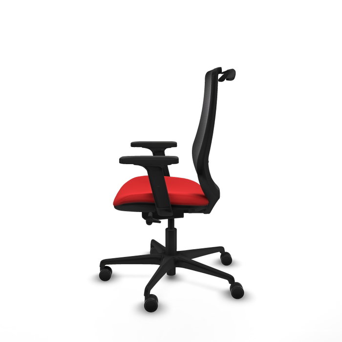 PIQUERAS Y CRESPO Silla de oficina Mardos con mecanismo Sincro/Traslack, Rojo y Negro PIQUERAS Y CRESPO Silla de oficina Mardos con mecanismo Sincro/Traslack, Rojo y Negro