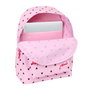 Mochila Escolar Minnie Mouse Naive Rosa 31 x 43 x 13 cm