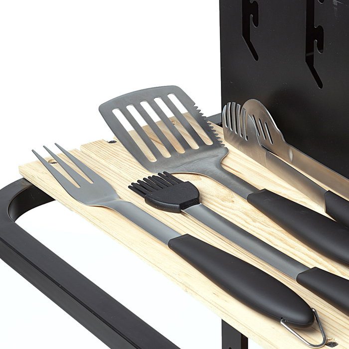 Aktive Set de 4 accesorios para barbacoa Barbecue