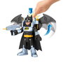 Imaginext Figura Grande Batman con Batplaneador Hvy12 Mattel DC Super Friends Juguete +3 Años