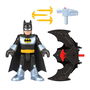 Imaginext Figura Grande Batman con Batplaneador Hvy12 Mattel DC Super Friends Juguete +3 Años
