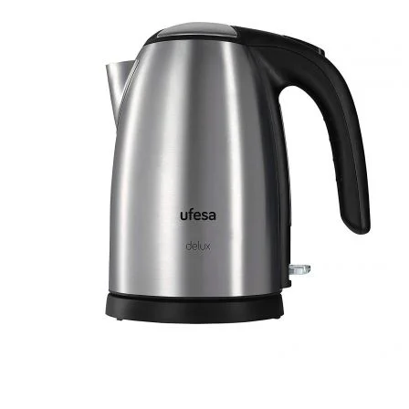 HERVIDOR DE AGUA UFESA HA7900 DELUX - 1850/2200W - CAPACIDAD 1.7L - TERMOSTATO SEGURIDAD - BASE 360º - FILTRO ANTICAL EXTRAIBLE