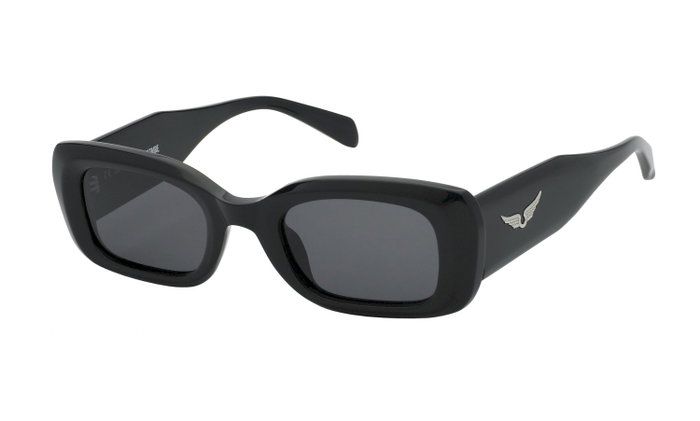 Zadig&Voltaire SZV372-490700 Gafas de sol para mujer en negro y gris Zadig&Voltaire SZV372-490700 Gafas de sol para mujer en negro y gris