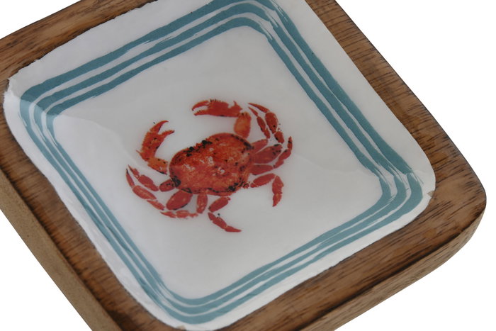 DKD Home Decor Cangrejos 25 Vaciabolsillos Mediterraneo Multicolor 20 x 10 x 2.5 cm (4 Unidades) DKD Home Decor Cangrejos 25 Vaciabolsillos Mediterraneo Multicolor 20 x 10 x 2.5 cm (4 Unidades)