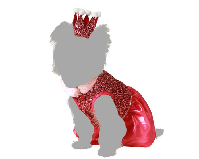 Disfraz Princesa Rosa para Mascota Talla M Disfraz Princesa Rosa para Mascota Talla M