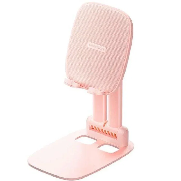 Vention Soporte de Tablet KSGP0 para Smartphone Ajustable en Altura, Plegable, 350°, Rosa