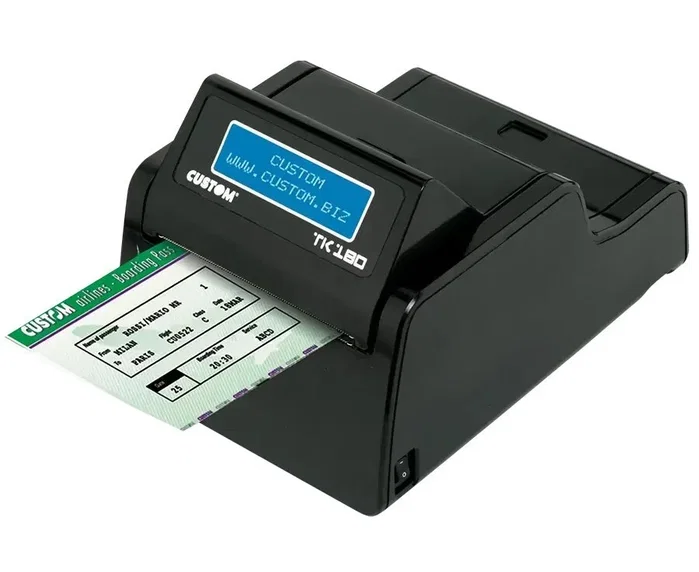 Custom TK180 - Impresora de Transferencia Térmica con Conectividad RS-232 Aviation