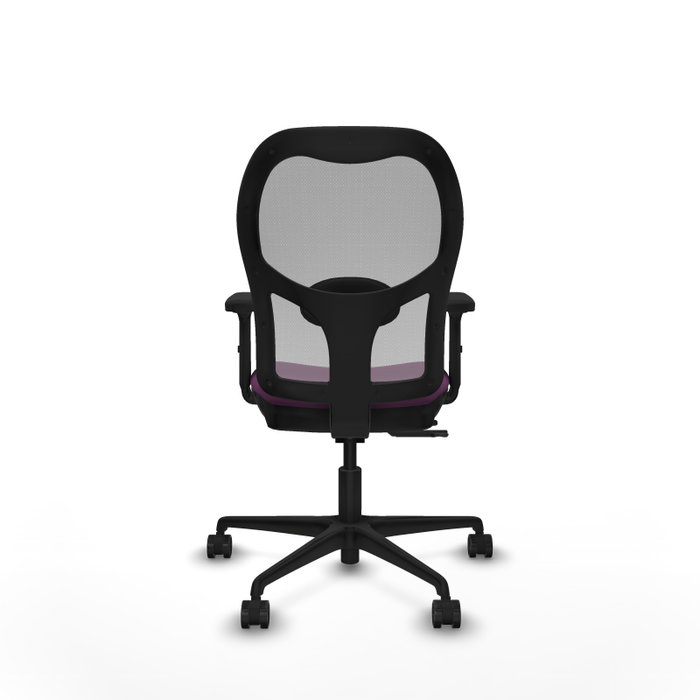 PIQUERAS Y CRESPO Silla de oficina Jorquera con mecanismo Sincro/Traslack Morado y Gris