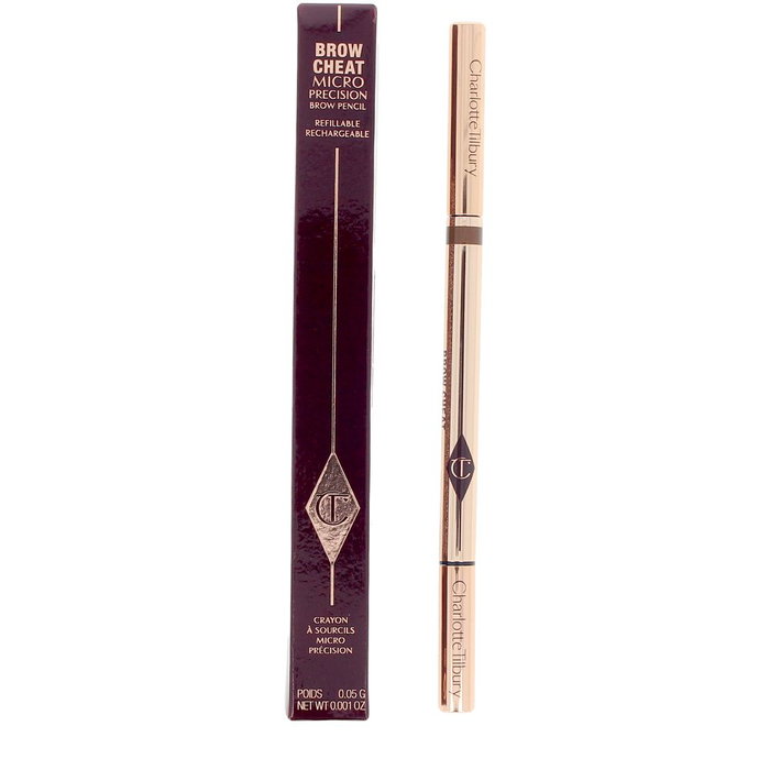 Charlotte Tilbury Brow Cheat Kit, Lápiz Perfilador de Cejas de Precisión, Color Medium Brown, 0,05 g