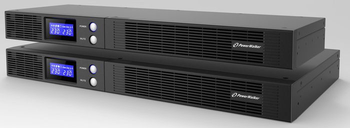 PowerWalker VI R1U UPS Línea Interactiva 750VA 450W 1 x C14 In 4 x C13 Out USB RS-232 EPO Intelligent Slot UK