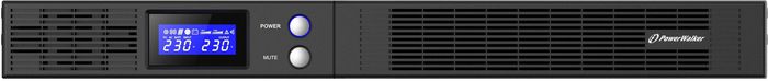 PowerWalker VI R1U UPS Línea Interactiva 750VA 450W 1 x C14 In 4 x C13 Out USB RS-232 EPO Intelligent Slot UK