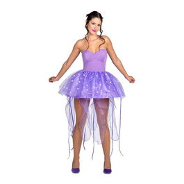 My Other Me Disfraz Medusa Talla S para Niña Morado