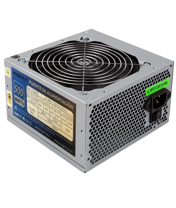 Eightt EPS500 Fuente de Alimentación 500W ATX Gris Eightt EPS500 Fuente de Alimentación 500W ATX Gris