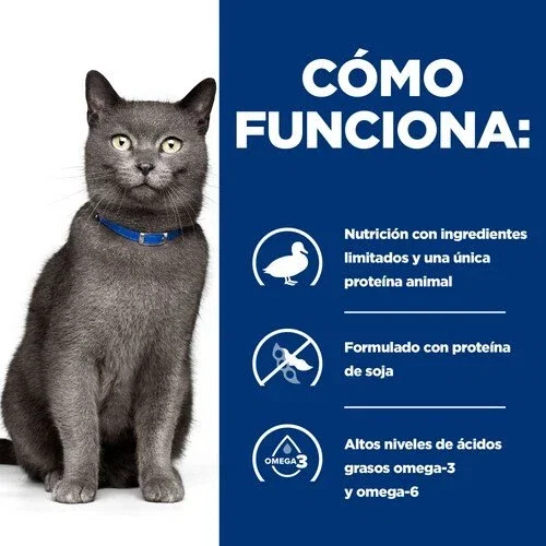 Hill's Prescription Diet Feline d/d Pato y Guisantes 1,5 kg