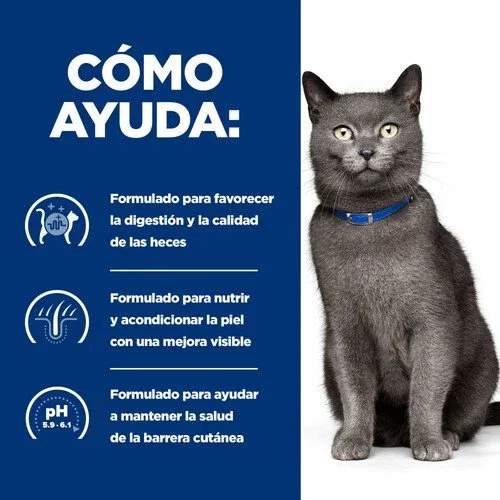 Hill's Prescription Diet d/d Alimento Seco Veterinario para Gatos con Sensibilidad Alimentaria - Sabor Pato y Guisantes, 1.5 kg