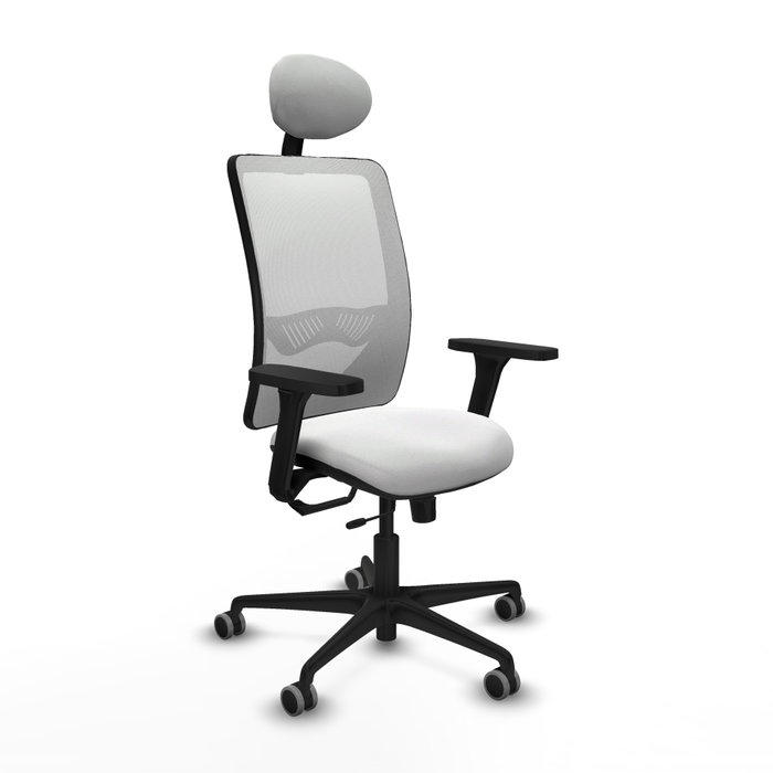 PIQUERAS Y CRESPO Silla de oficina Zulema con mecanismo Sincro/Traslack, Blanco PIQUERAS Y CRESPO Silla de oficina Zulema con mecanismo Sincro/Traslack, Blanco