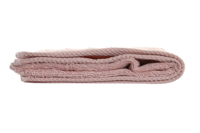 DKD Home Decor Toalla Basicos Rosa Palo 100 x 1 x 50 cm 6 Unidades Algodón Poliéster 600gsm