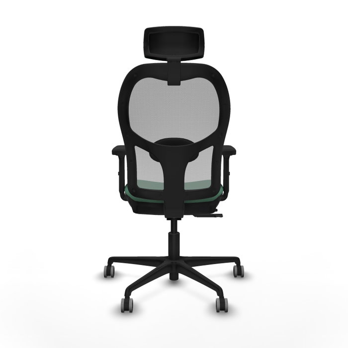 PIQUERAS Y CRESPO Silla de oficina Jorquera con mecanismo Sincro/Traslack Verde esmeralda y Gris PIQUERAS Y CRESPO Silla de oficina Jorquera con mecanismo Sincro/Traslack Verde esmeralda y Gris