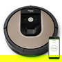 ROBOT ASPIRADOR IROBOT ROOMBA 966 - 2 CEPILLOS ANTIENREDOS MULTISUPERFICIE - MAYOR PODER DE SUCCIÓN - NAVEGACIÓN IADAPT 2.0 - PERFIL BAJO