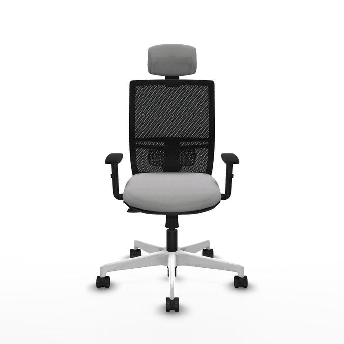 PIQUERAS Y CRESPO Silla de oficina Yunquera Gris claro/Negro PIQUERAS Y CRESPO Silla de oficina Yunquera Gris claro/Negro