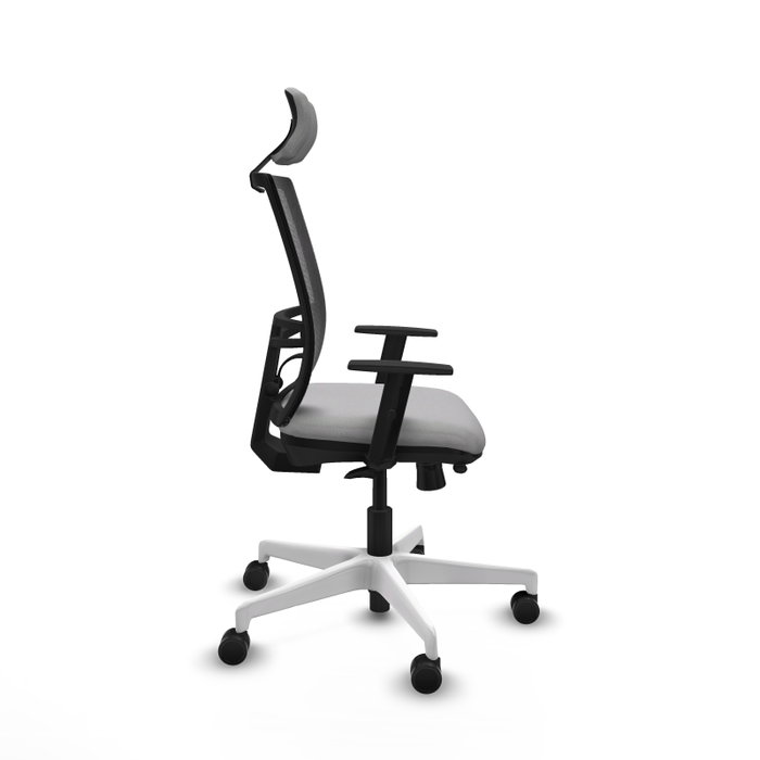 PIQUERAS Y CRESPO Silla de oficina Yunquera Gris claro/Negro PIQUERAS Y CRESPO Silla de oficina Yunquera Gris claro/Negro