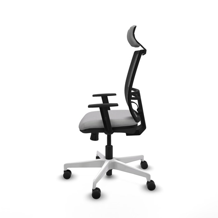 PIQUERAS Y CRESPO Silla de oficina Yunquera Gris claro/Negro PIQUERAS Y CRESPO Silla de oficina Yunquera Gris claro/Negro