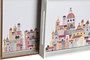 DKD Home Decor Bandeja MDF Casitas Multicolor 40x30x5 cm (Pack de 2) inevitable