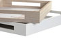DKD Home Decor Bandeja MDF Casitas Multicolor 40x30x5 cm (Pack de 2) inevitable