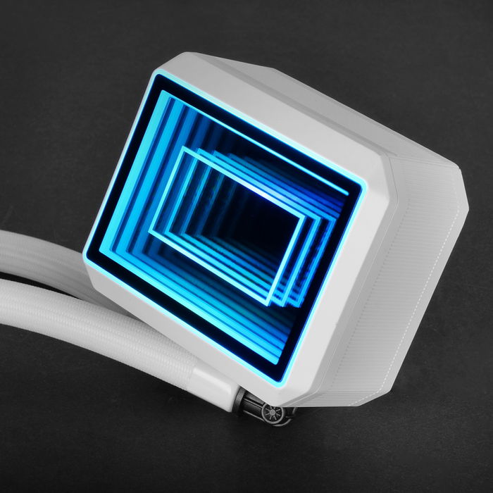 Mars Gaming ML-TWO240W Kit Refrigeración Líquida All-in-One ARGB Blanco, Radiador 240mm, 2 Ventiladores 120mm, Compatible con Intel/AMD, Sincronización RGB