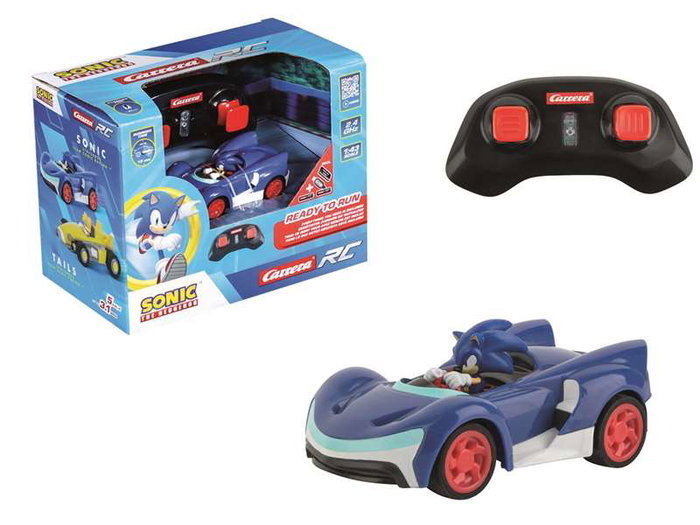Sonic the Hedgehog coche teledirigido RC 1/43 2,4 GHz Mini Sonic
