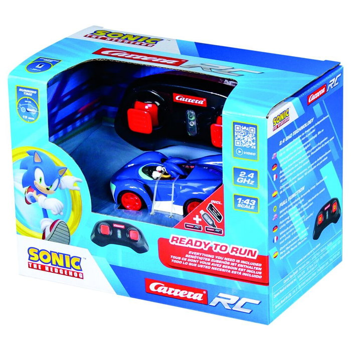 Carrera Coche Team Sonic Racing Mini RC Escala 1:43