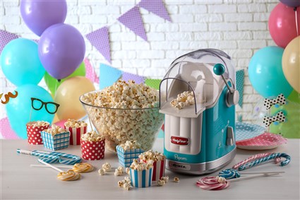 Ariete 2958/01 Máquina de Palomitas Party Time Azul