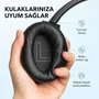 Anker Soundcore A3004-Mavi Auriculares Diadema Bluetooth Circumaurales Azules con Reducción de Ruido Híbrida y USB Tipo C
