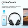 Anker Soundcore A3004-Mavi Auriculares Diadema Bluetooth Circumaurales Azules con Reducción de Ruido Híbrida y USB Tipo C