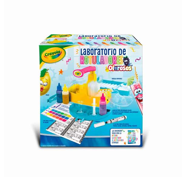 Crayola Laboratorio de Rotuladores Olorosos Neón ¡Inventa Tus Colores! Edad Mínima 8 Años Crayola Laboratorio de Rotuladores Olorosos Neón ¡Inventa Tus Colores! Edad Mínima 8 Años