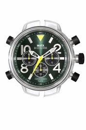 Watxandco RWA4748 Reloj Unisex de Cuarzo con Esfera Verde