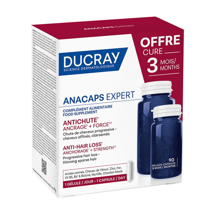 Ducray ANACAPS EXPERT cápsulas anticaída 90 u