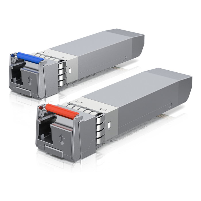 Ubiquiti UACC-OM-SM-10G-S-2 Transceptor SFP+ Fibra Monomodo 10G, LC, 10 km, 1270-1330 nm, Pack de 2