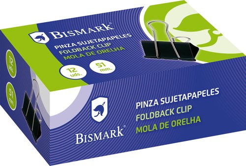 Pinza Pala Abatible Bismark 51 Mm. Caja De 12 Pinza Pala Abatible Bismark 51 Mm. Caja De 12