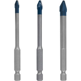 Bosch EXPERT HEX-9 HardCeramic Set de 3 brocas 5/6/8 mm