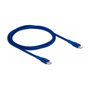DeLOCK Cable de datos y carga USB Type-C a Lightning azul 1 m MFi