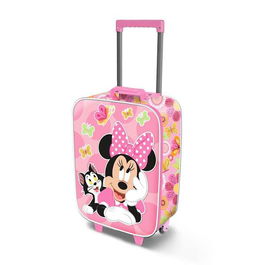 Karactermania Maleta Trolley Soft 3D Minnie Mouse Kitten Rosa Equipaje de Mano 52 x 33 x 17 cm