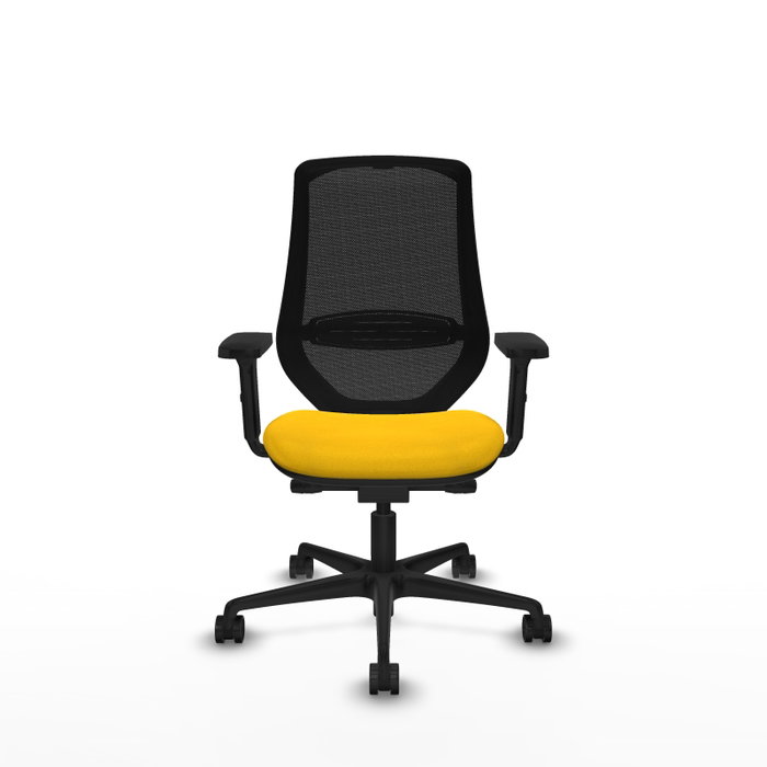 PIQUERAS Y CRESPO Silla de oficina Mardos con mecanismo Sincro/Traslack, Amarillo y Negro PIQUERAS Y CRESPO Silla de oficina Mardos con mecanismo Sincro/Traslack, Amarillo y Negro