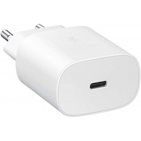 Samsung Cargador Carga Rápida 25W Blanco EP-TA800NW USB Tipo C