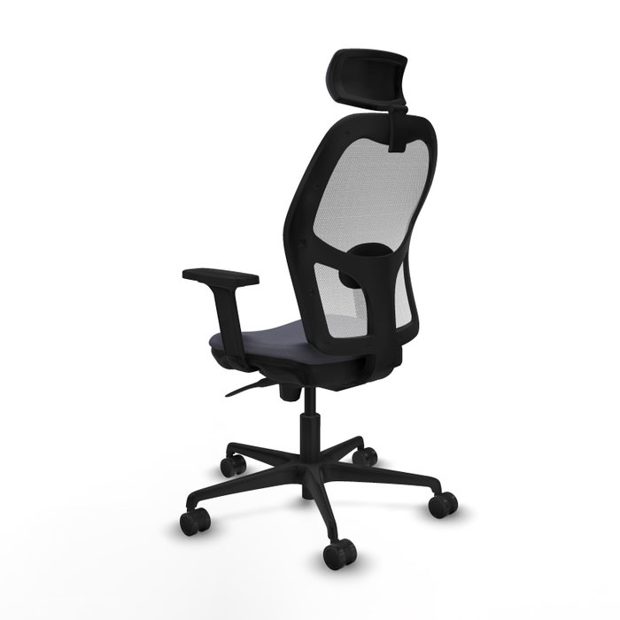 PIQUERAS Y CRESPO Silla de oficina Jorquera Gris y Blanca