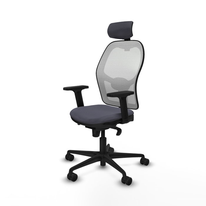 PIQUERAS Y CRESPO Silla de oficina Jorquera Gris y Blanca