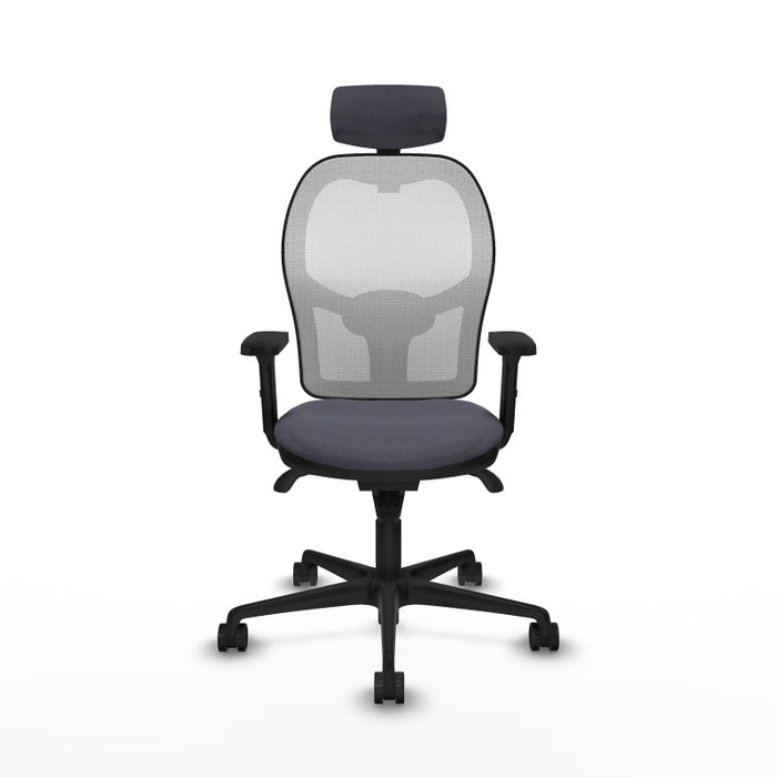 PIQUERAS Y CRESPO Silla de oficina Jorquera Gris y Blanca