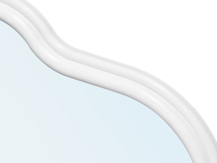 Giftdecor Espejo Plástico Blanco Forma 72 cm x 46 cm (Set de 6) Giftdecor Espejo Plástico Blanco Forma 72 cm x 46 cm (Set de 6)