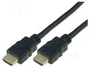 Digitus Cable HDMI de Alta Velocidad 3 m 4K Ultra HD Negro